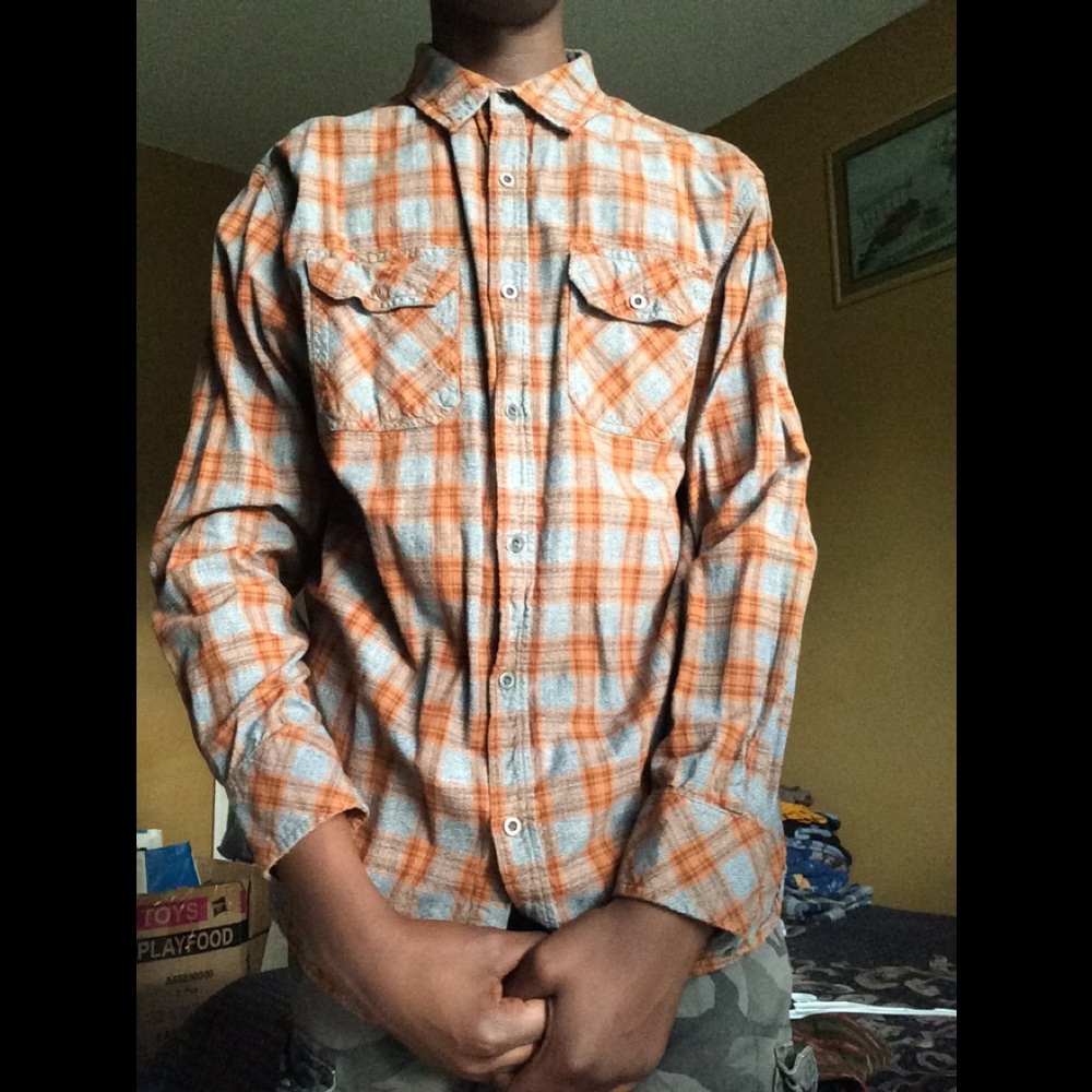 Men’s dress up shirt for outerwear